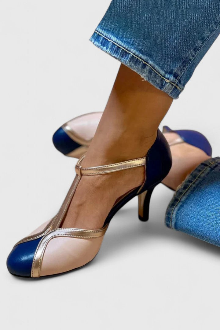 Rachel | Elegant T-Strap Heels
