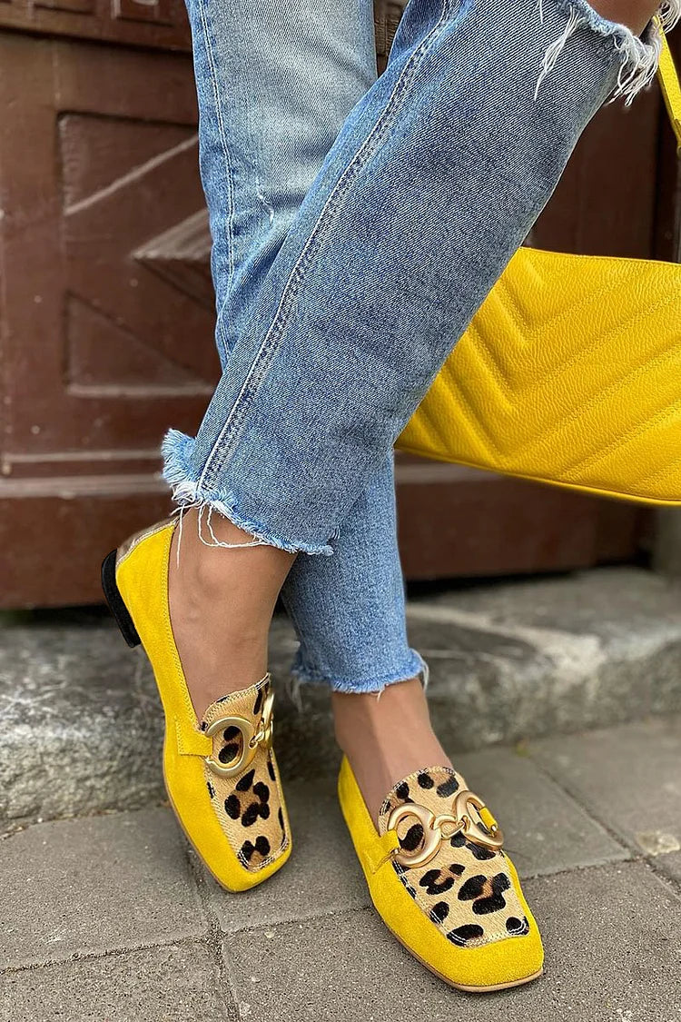 Delaney | Statement Buckle Loafers