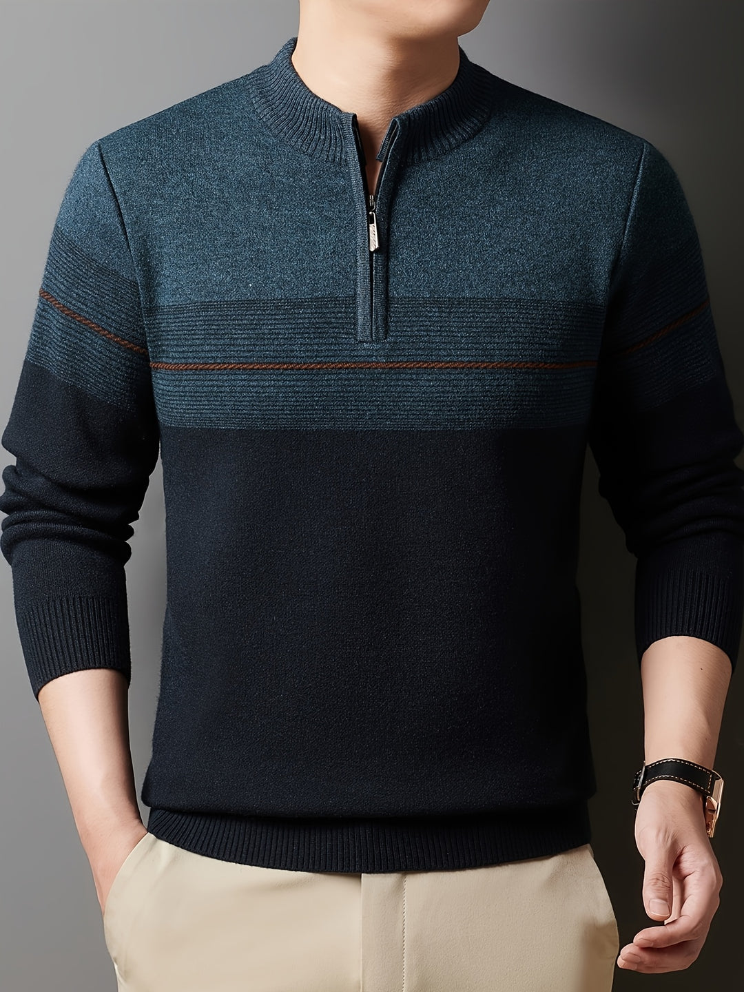 Redmond | Half-Zip Mock Neck Jumper