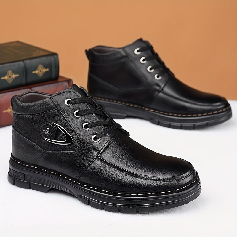 Douglas | Cosy High-Top Lace-Up Boots