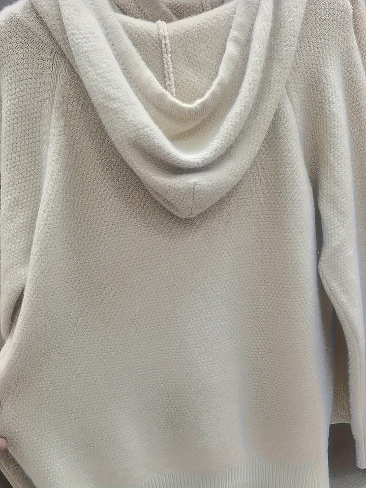 Norah | Cosy Hooded Zip Cardigan