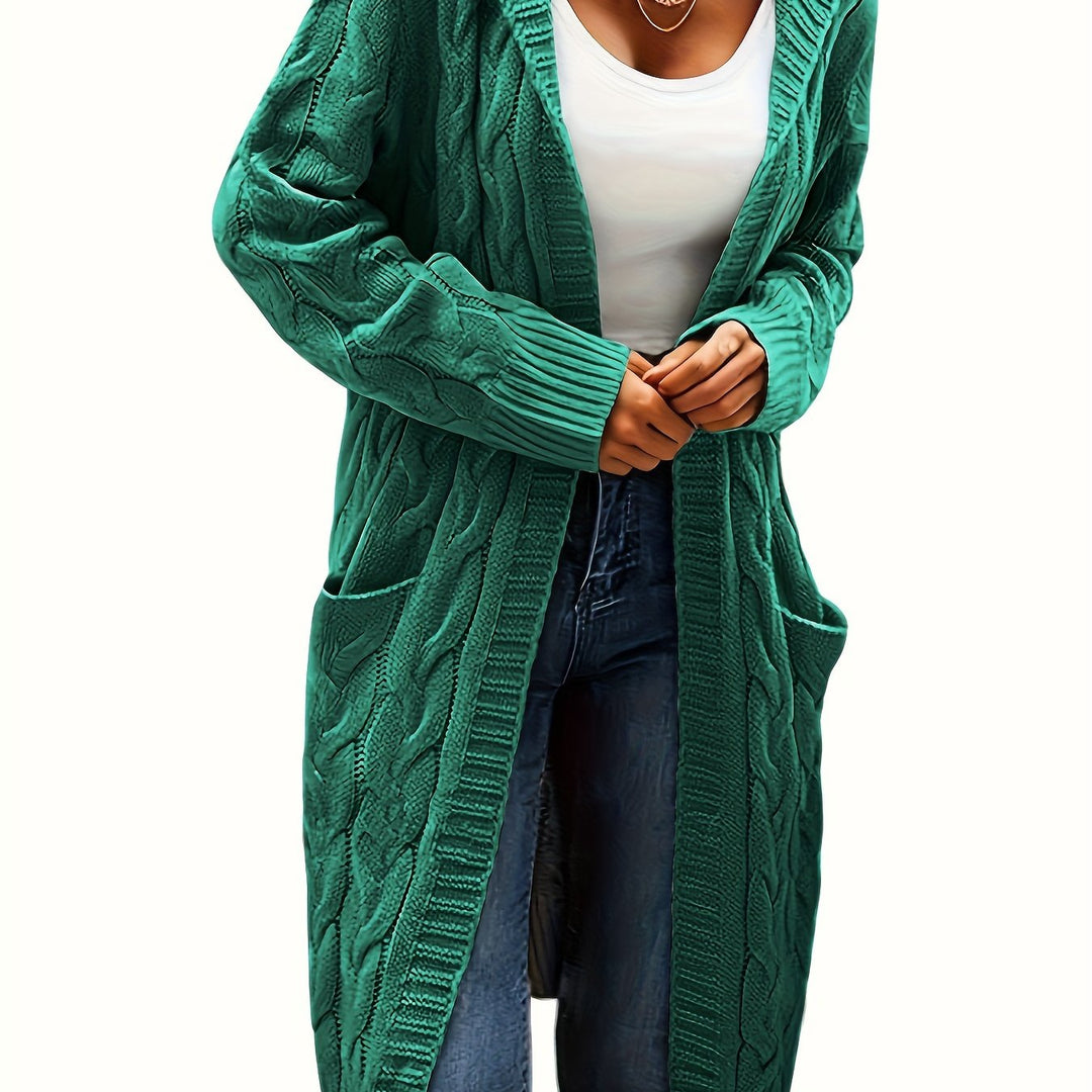Rosanna | Longline Cable-Knit Cardigan