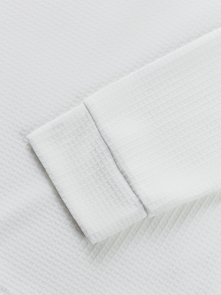 Bryce | Textured Contrast Henley Shirt