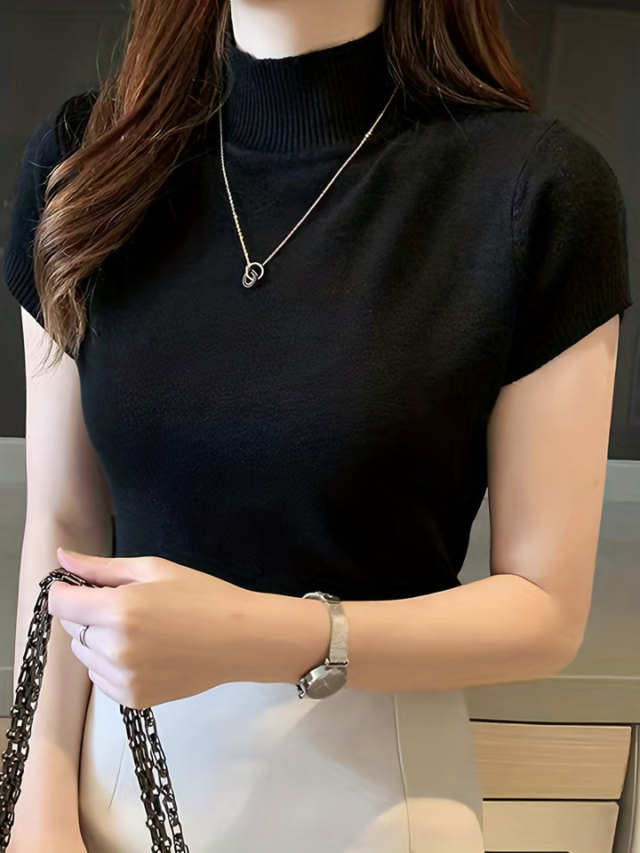 Louise | Refined Half-Neck Top