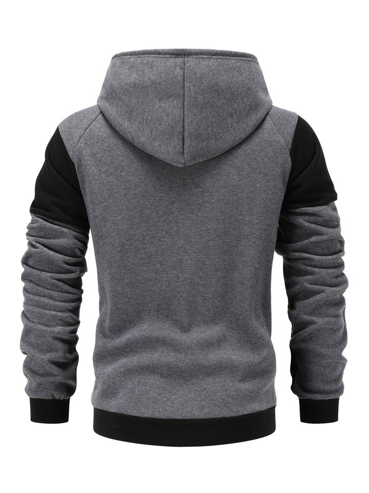 Carter | Colour Block Hooded Zip Jacket