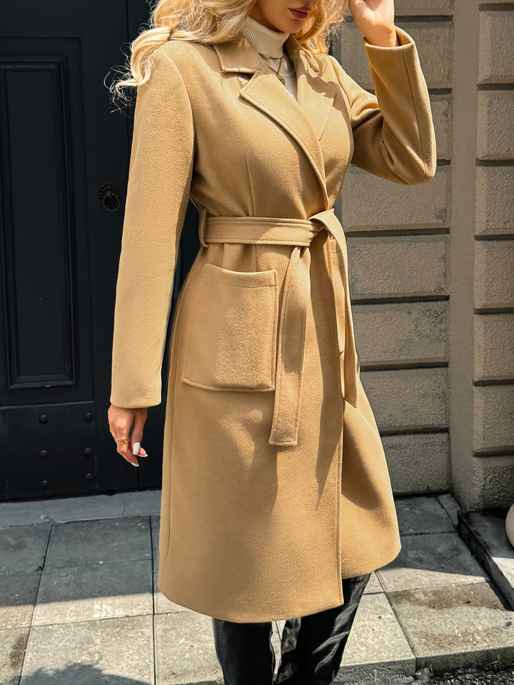 Catherine | Belted Longline Coat