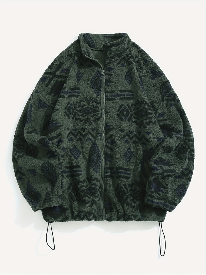 Noelle | Patterned Zip-Up Jacket