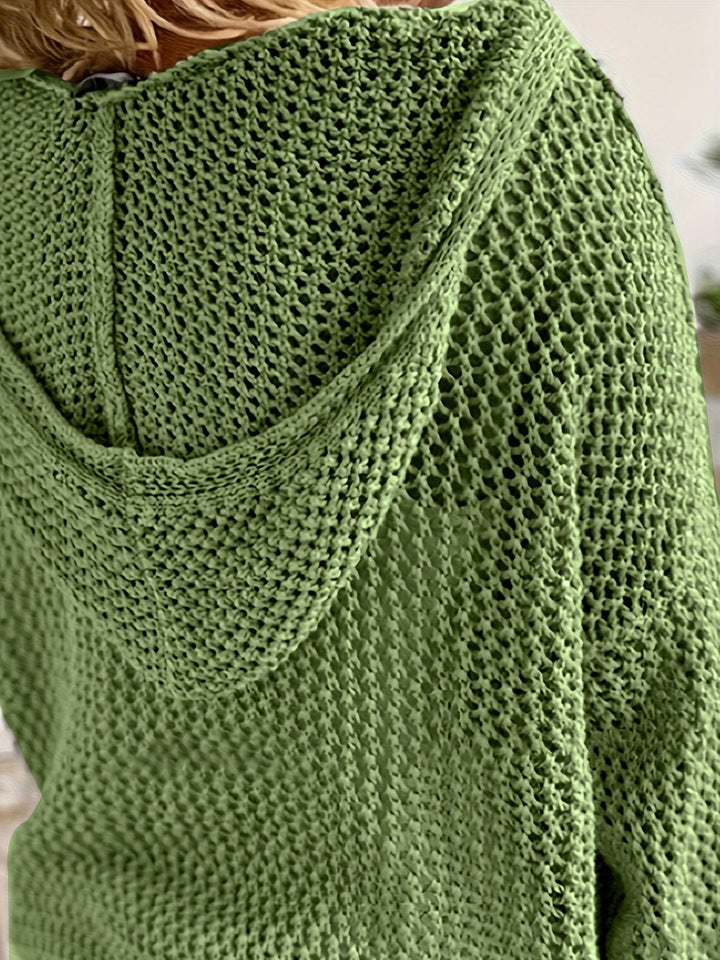 Marguerite | Open-Knit V-Neck Jumper