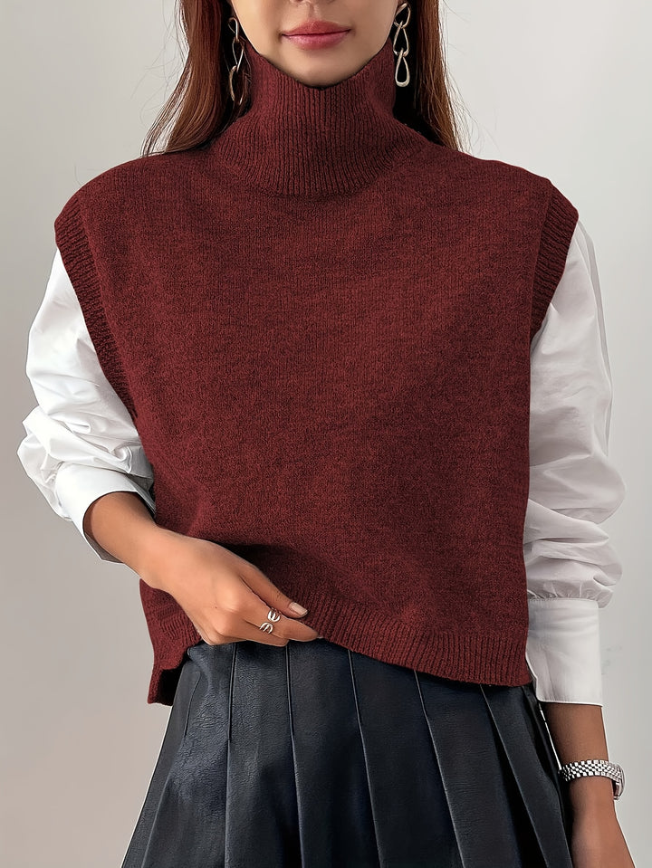 Eloora | High-Neck Sweater Vest