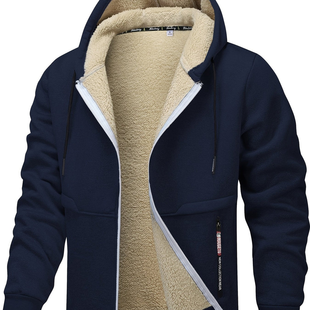 Leonard | Cosy Hooded Zip-Up Jacket