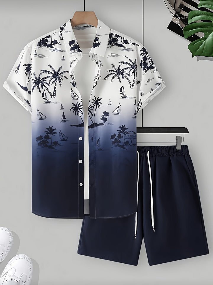 Carter | Coastal Print Two-Piece Set