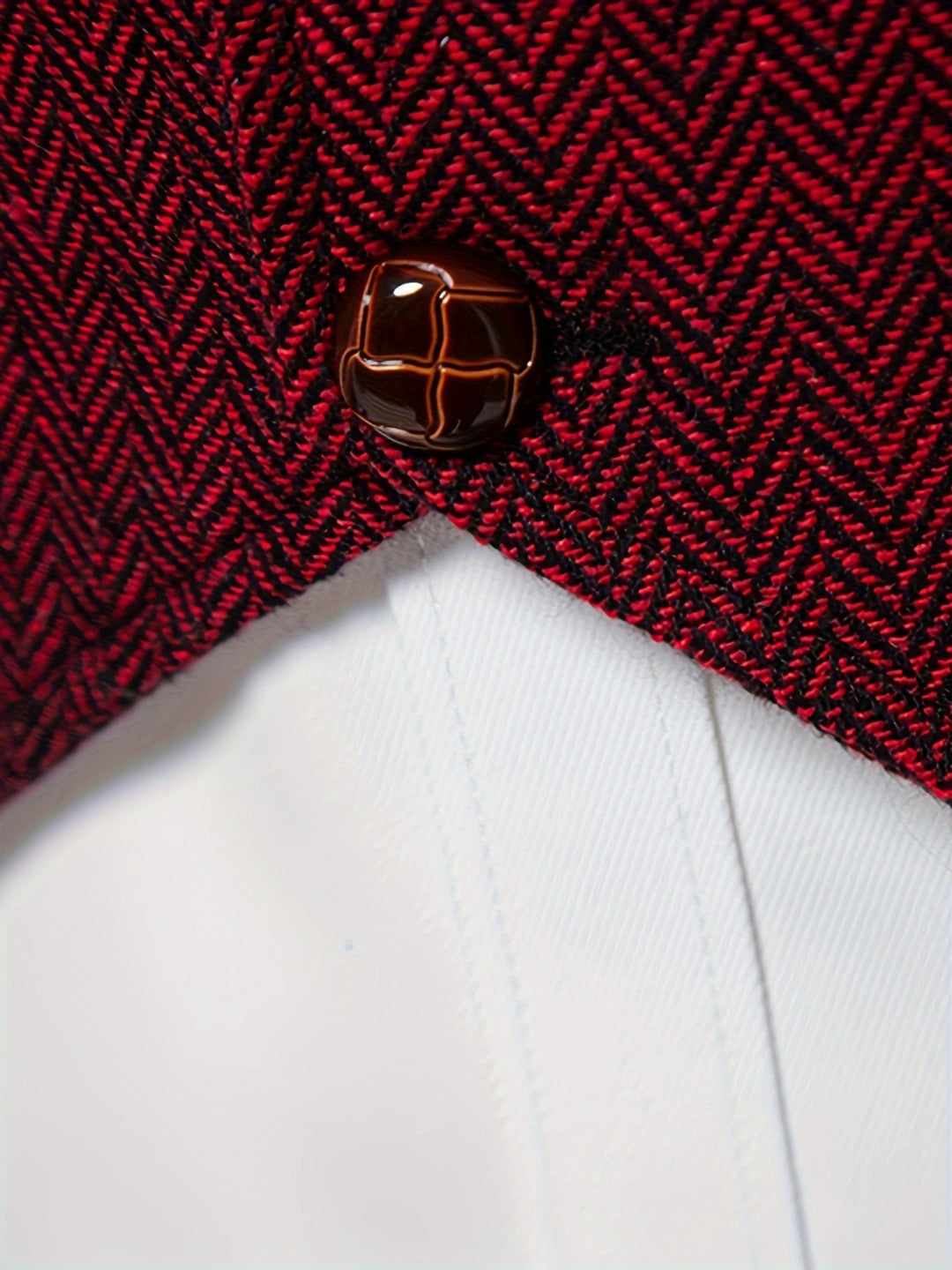 Alistair | Herringbone Notched-Lapel Waistcoat