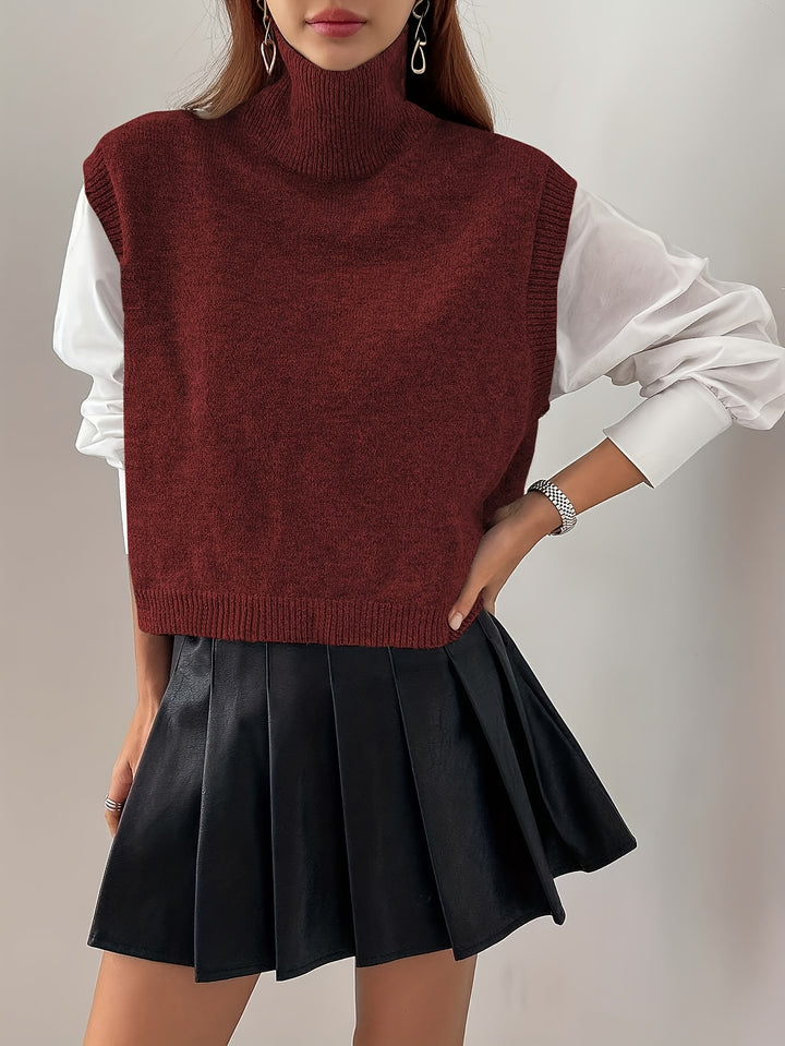 Eloora | High-Neck Sweater Vest