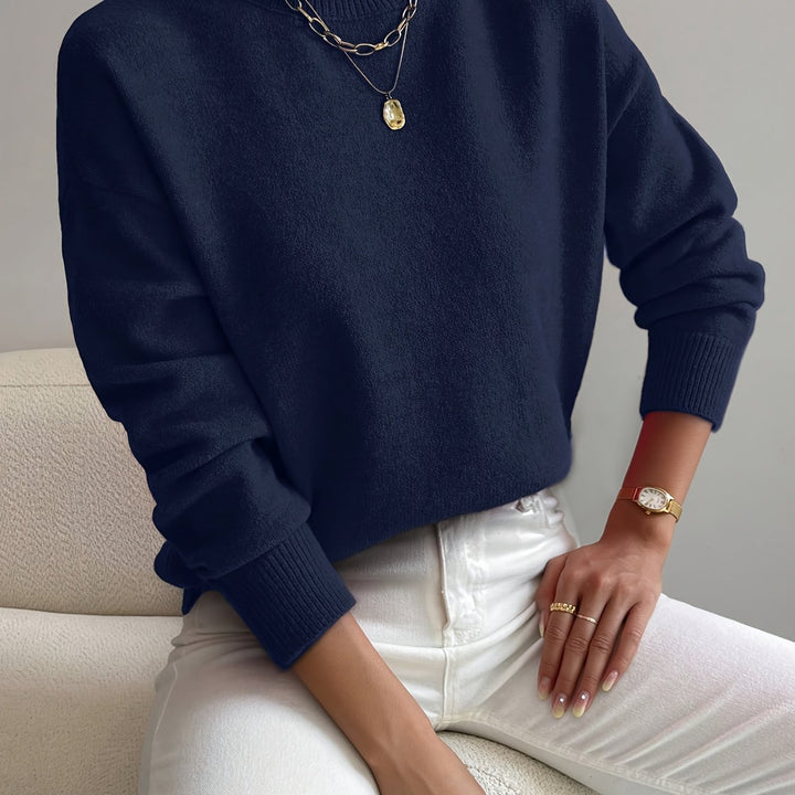 Sloane | Relaxed Mock Neck Jumper