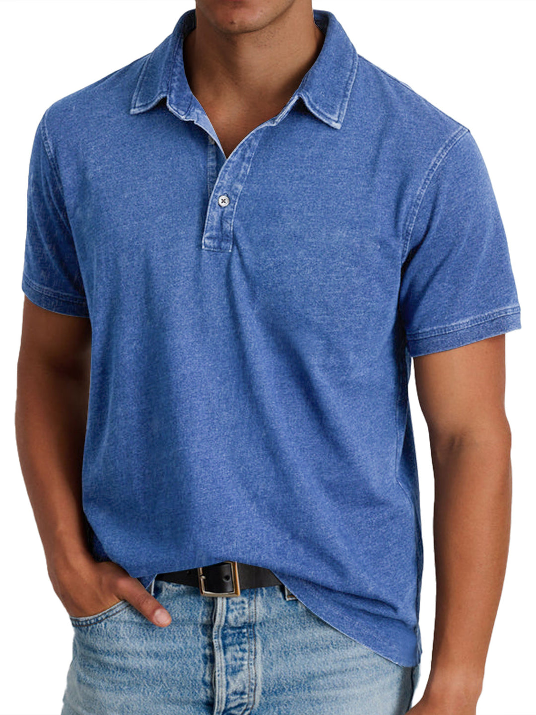 Bradley | Vintage-Wash Polo Shirt