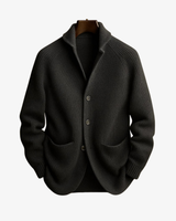 Clifford | Tailored Button-Front Knit Cardigan