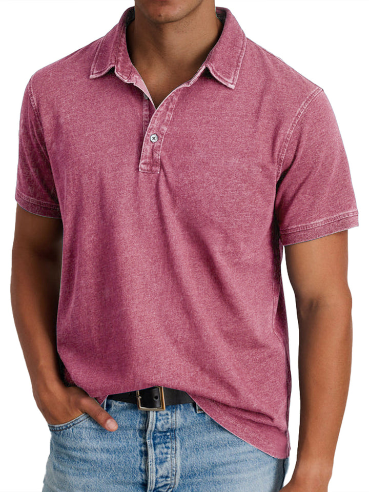 Bradley | Vintage-Wash Polo Shirt