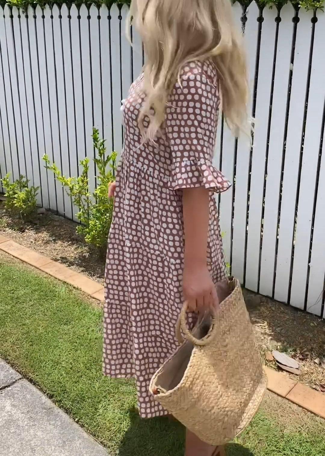Tabitha | Tiered Spotted Summer Dress
