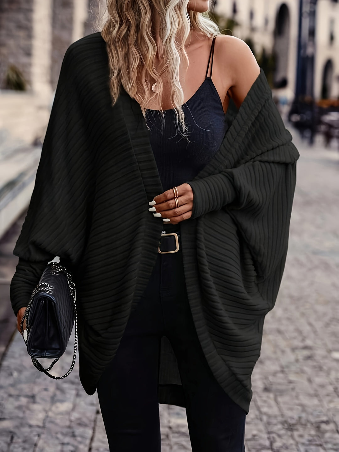 Theresa | Relaxed Open-Front Cardigan