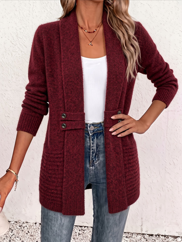 Josie | Belted Open-Front Cardigan