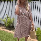 Tabitha | Tiered Spotted Summer Dress