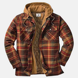 Wesley | Rugged Hooded Check Jacket