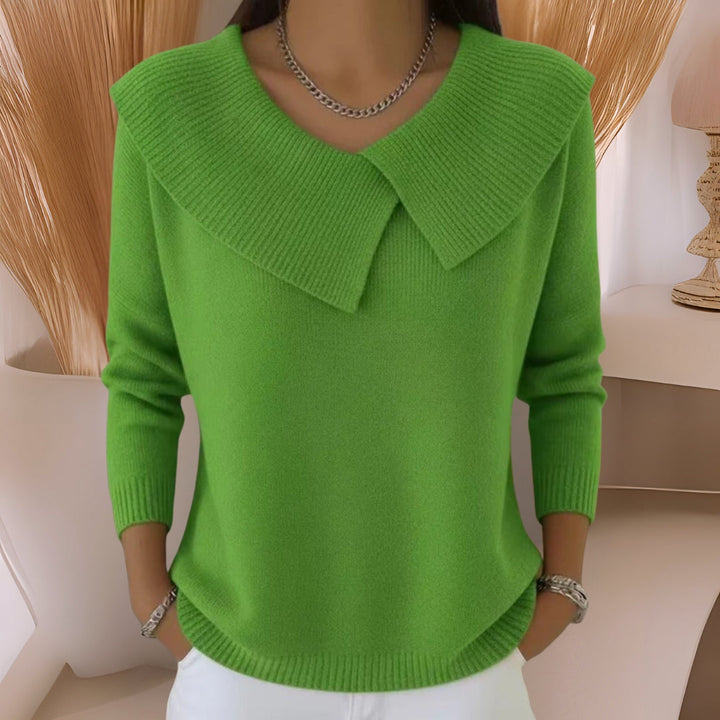 Rosetta | Soft Collar Knit Jumper