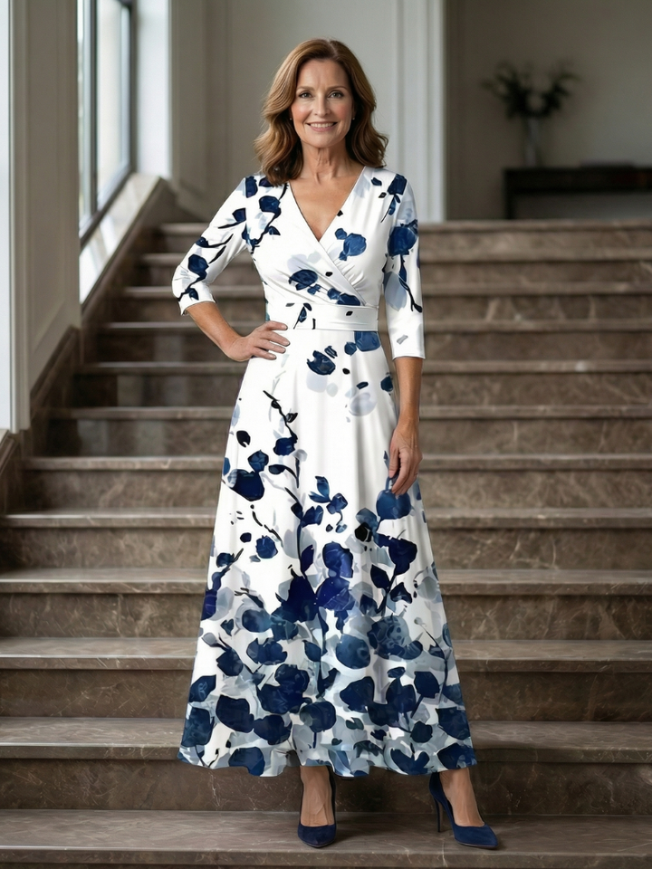 Susanne | Floral Wrap Maxi Dress