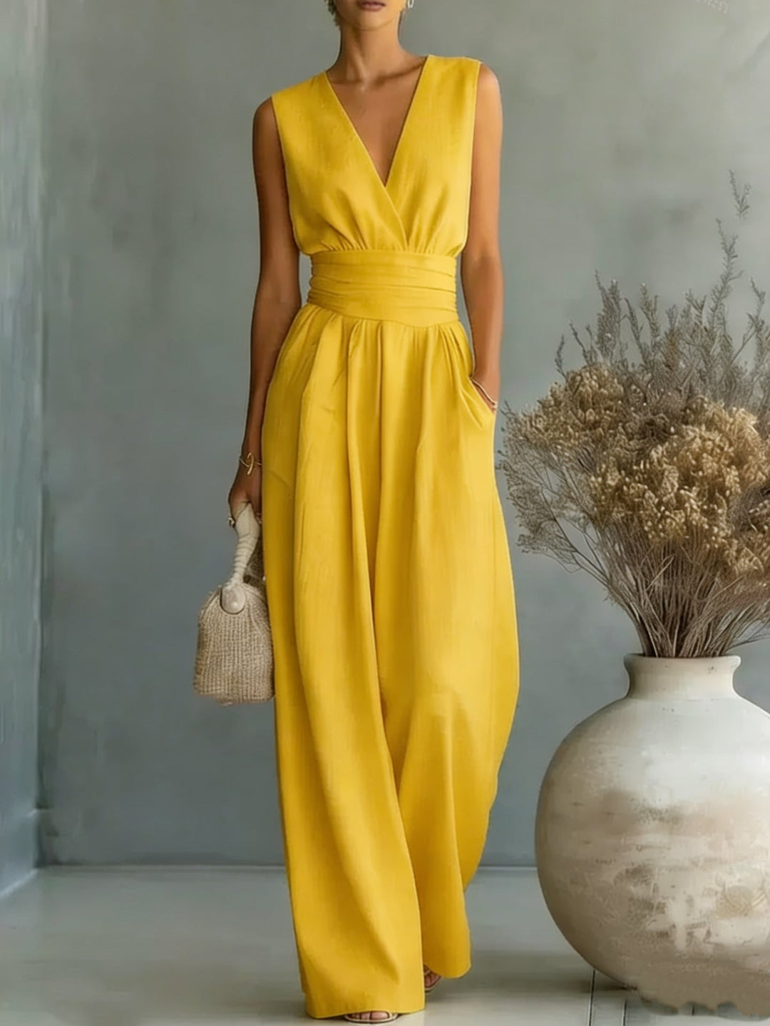 Adrienne | Elegant Wide-Leg Jumpsuit