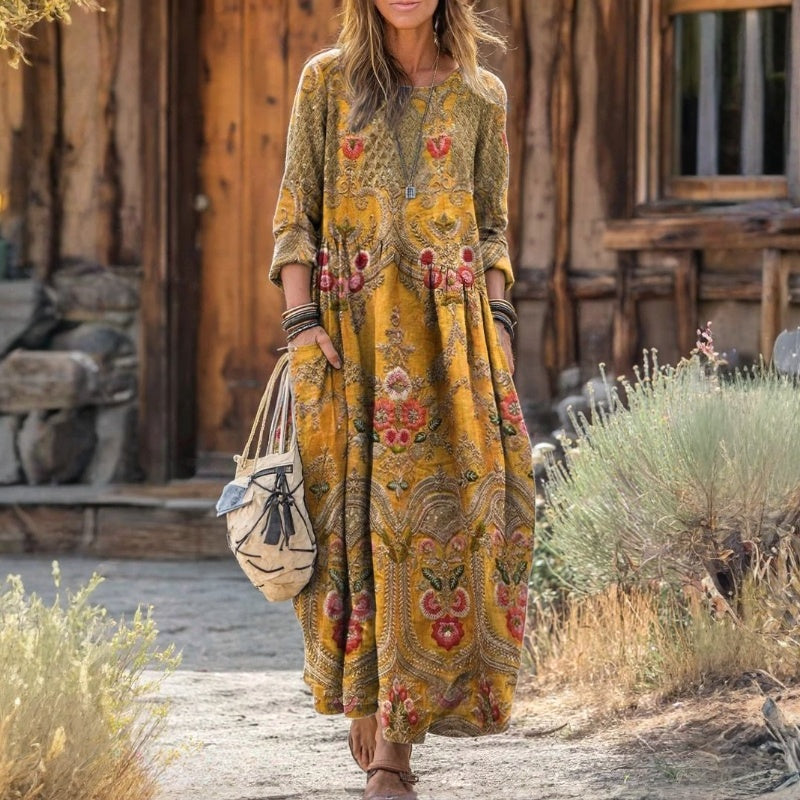 Georgiana | Relaxed Bohemian Maxi Dress