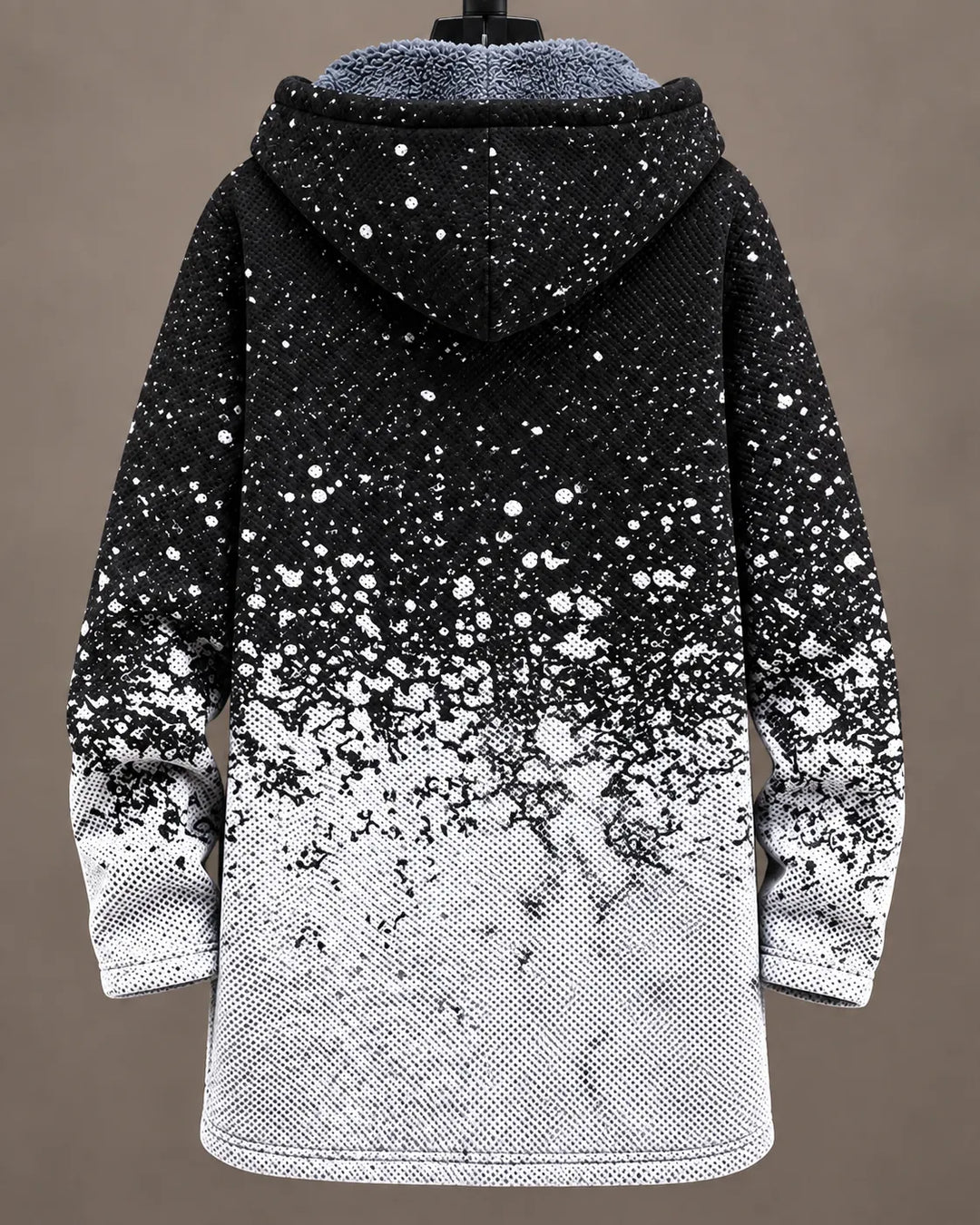 Garrett | Speckled Hooded Zip Jacket