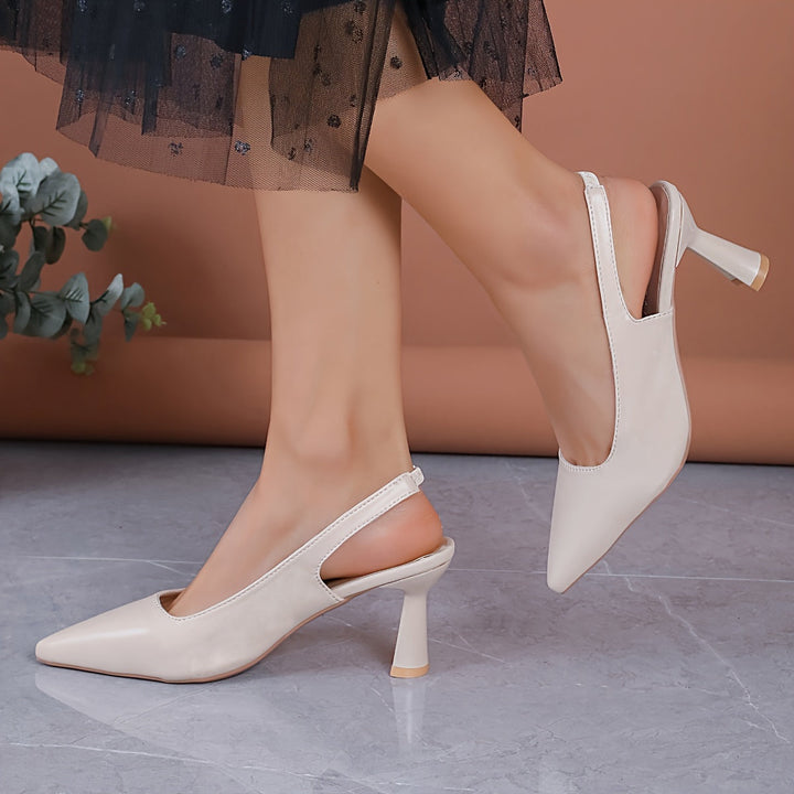 Esther | Refined Pointed Slingback Heels