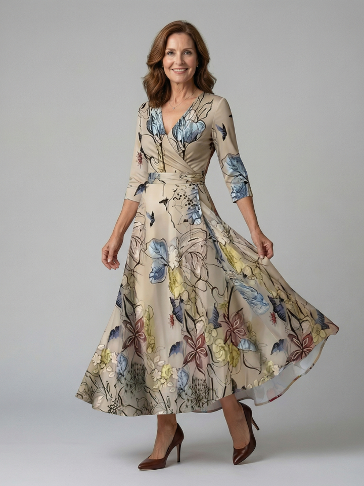 Susanne | Floral Wrap Maxi Dress