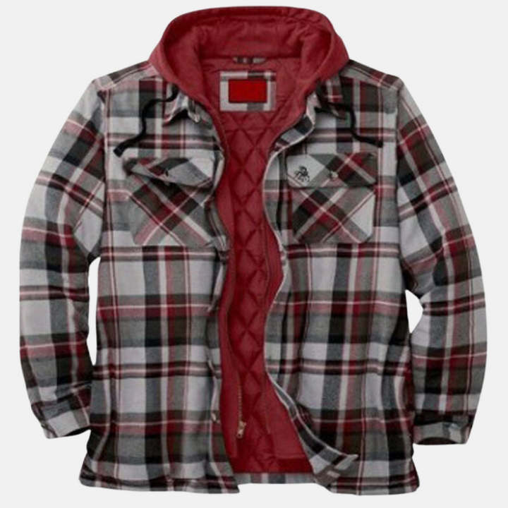 Wesley | Rugged Hooded Check Jacket