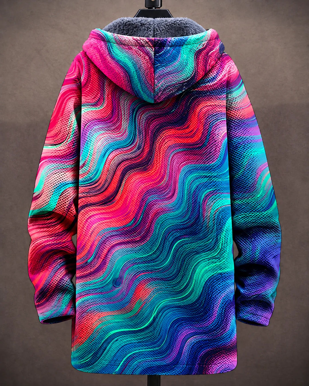 Griffin | Wave-Print Hooded Jacket