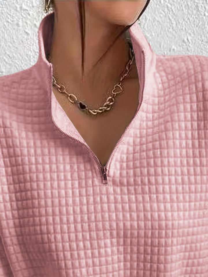 Elspeth | Relaxed Quarter-Zip Sweater