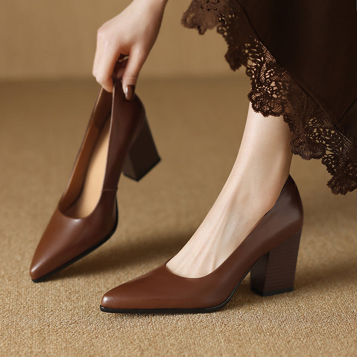 Vivienne | Timeless Block-Heel Pumps