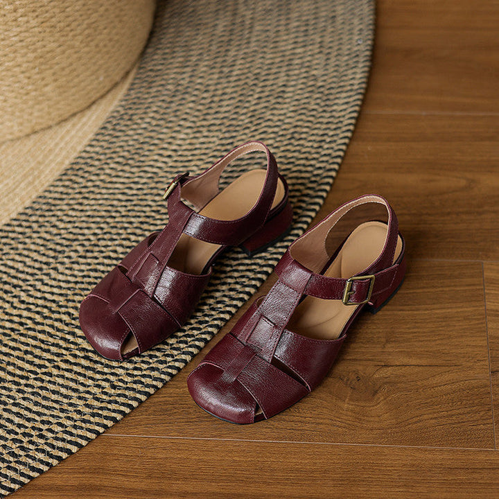 Esme | Woven Block-Heel Sandals