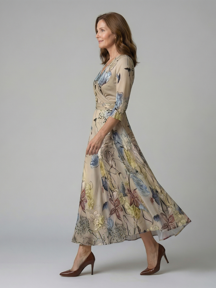 Susanne | Floral Wrap Maxi Dress
