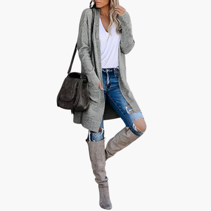 Selina | Longline Pocketed Cardigan