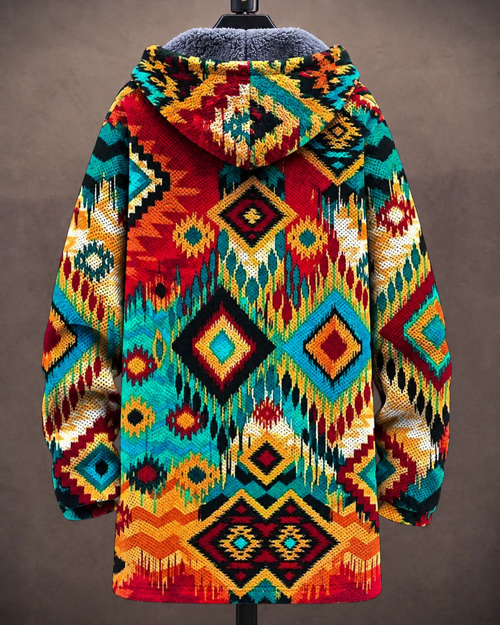 Harlan | Patterned Hooded Jacket