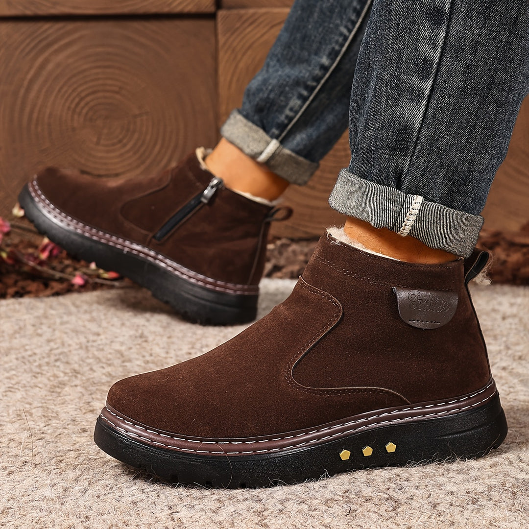 Grayson | Cosy Side-Zip Ankle Boots