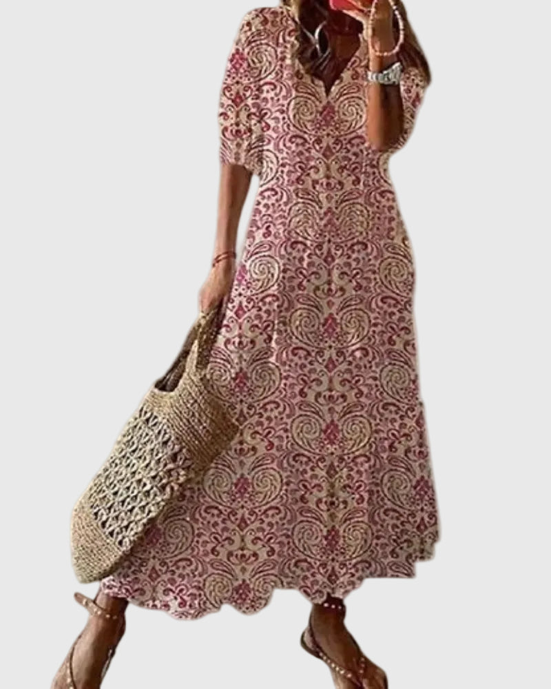 Marisa | Flowing Bohemian Maxi Dress
