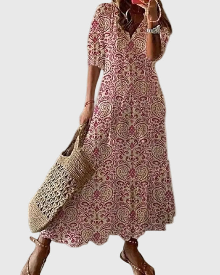 Marisa | Flowing Bohemian Maxi Dress