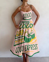 Elise | Breezy Printed Midi Dress