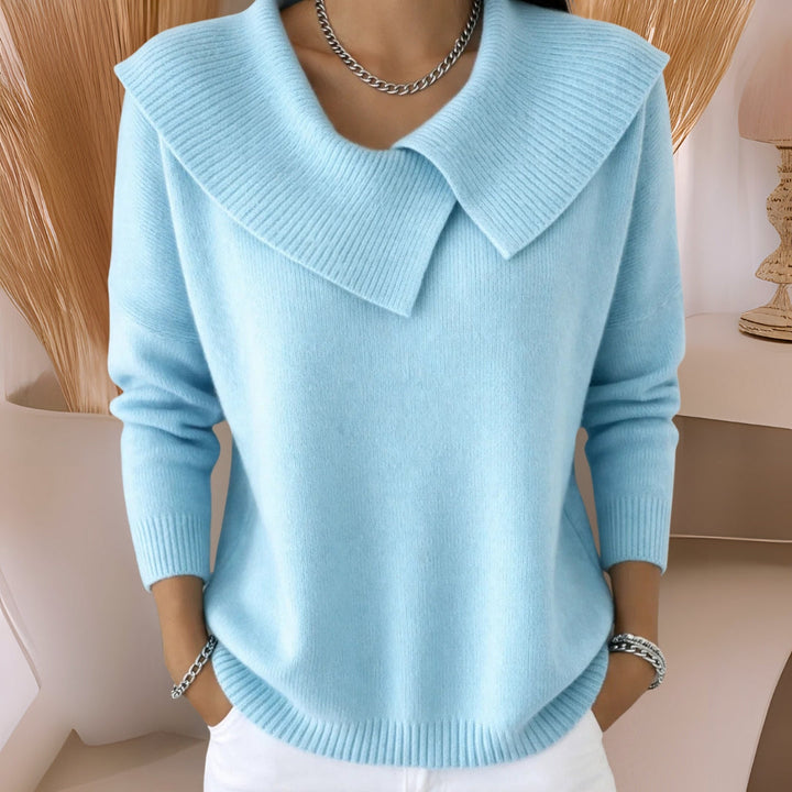 Rosetta | Soft Collar Knit Jumper