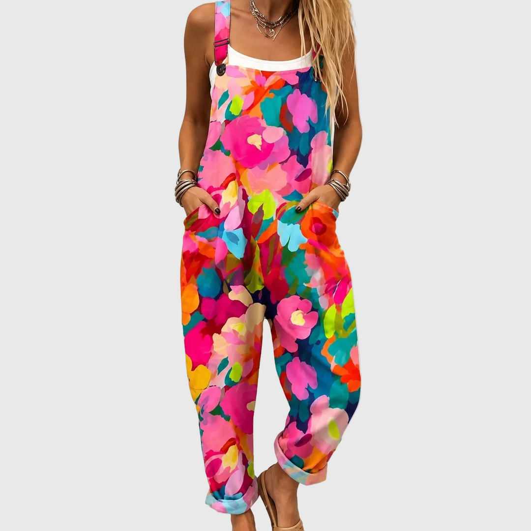 Celandine | Vibrant Floral Jumpsuit