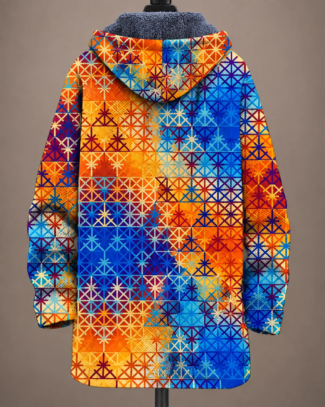 Alistair | Patterned Hooded Jacket