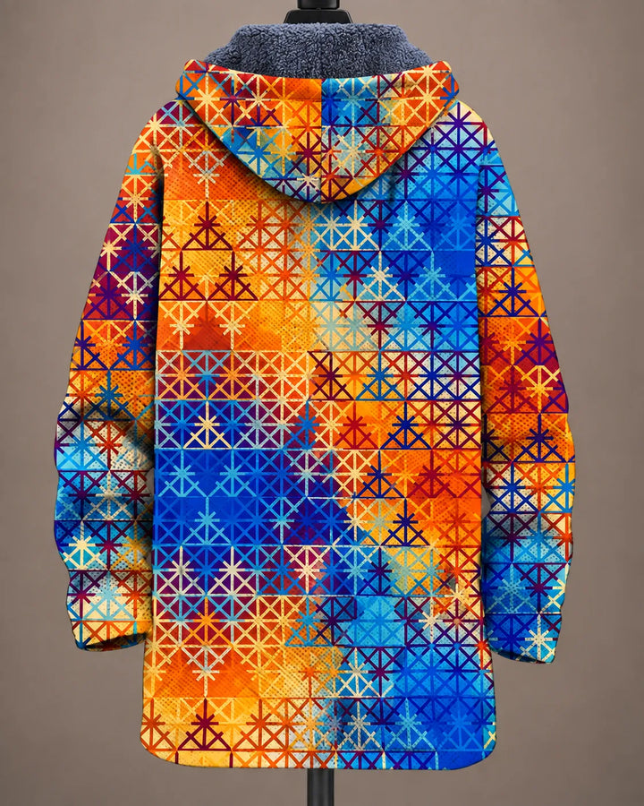 Alistair | Patterned Hooded Jacket