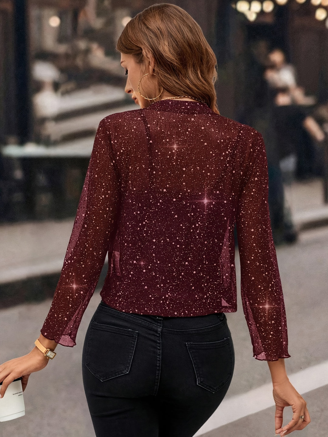 Sienna | Sparkling Cropped Jacket
